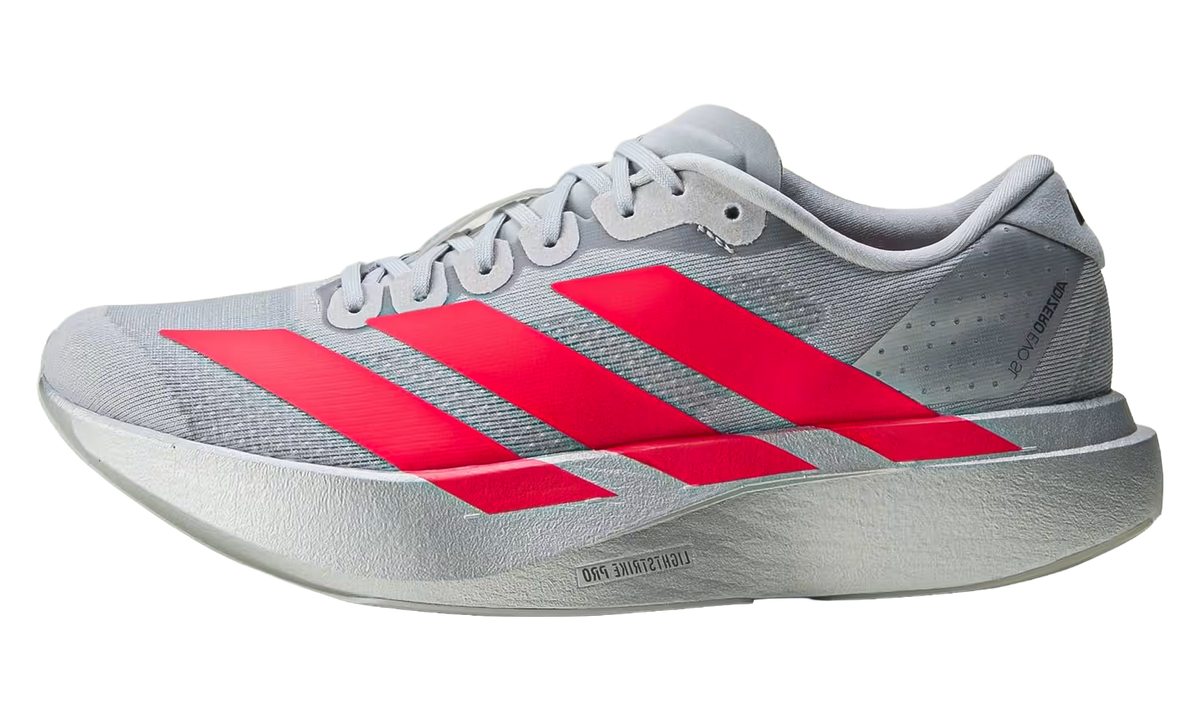 Adizero Evo SL WMNS "Silver Metallic Lucid Red" KI3383
