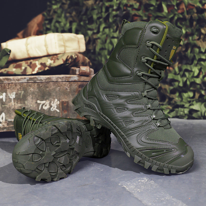 Cross-border Hiking Boots, Men's Martens, Combat Boots, Outdoor Waterproof Hiking Shoes, Running Shoes, Tactical Boots, Breathable Work Boots, Desert Boots