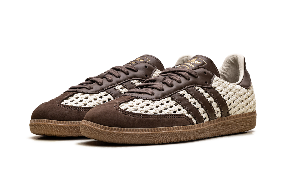 Samba OG WMNS "Basketweave Cream White Earth Strata" IH9373